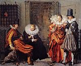 Willem Buytewech Elegant Courting Couples painting